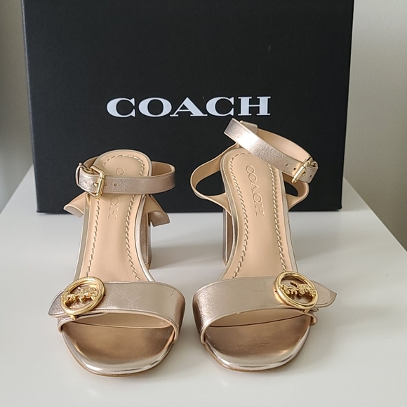Coach Shoes - Coach Maddi Metallic Sandal